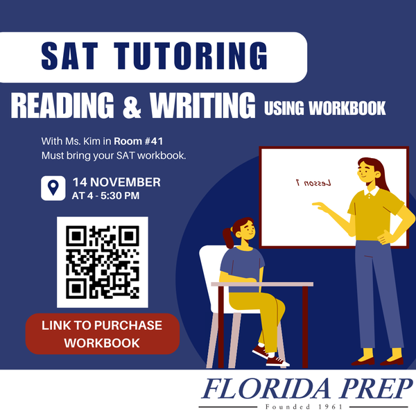 SAT Tutoring- Using Workbook (Reading & Writing)